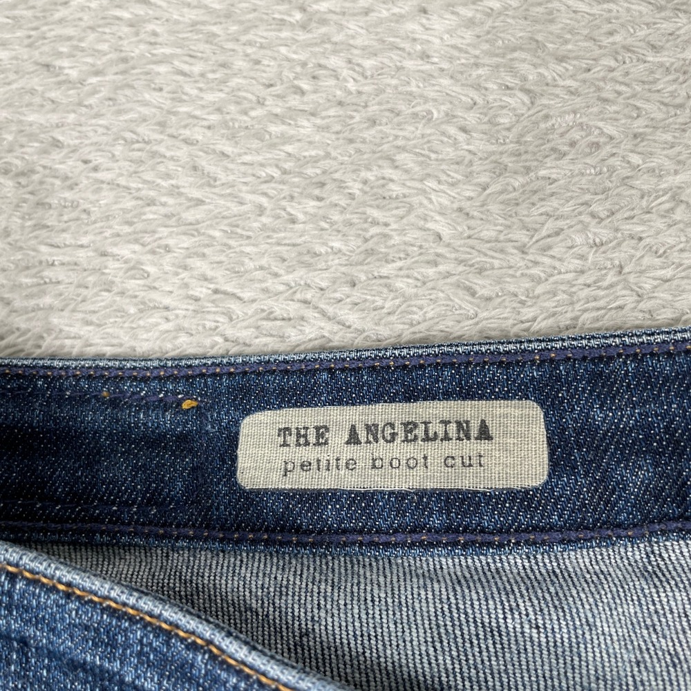 AG Adriano Goldschmied Angelina Jeans Womens 26R Blue Petite Boot Cut Denim - Picture 4 of 13